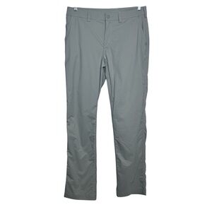 Duluth Trading Armachillo Chino Nylon Stretch Pants Gray Standard Fit Mens 34x34